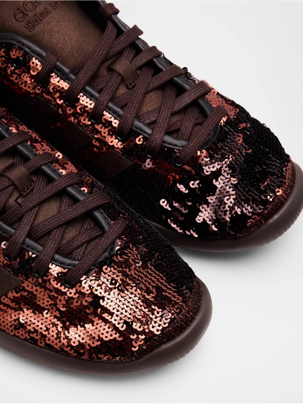 Wales Bonner x adidas Karintha Sequin Sneakers W 7/M 6 - Picture 4 of 7